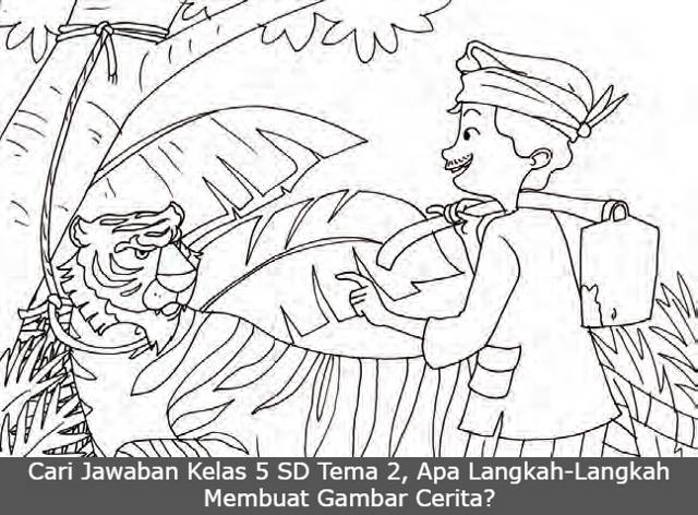 Cari Jawaban Kelas 5 SD Tema 2, Apa Langkah-Langkah Membuat Gambar Cerita?